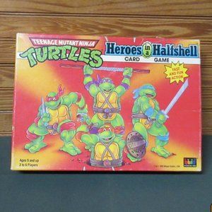 1990 TMNT Heroes in a Halfshell Card Game